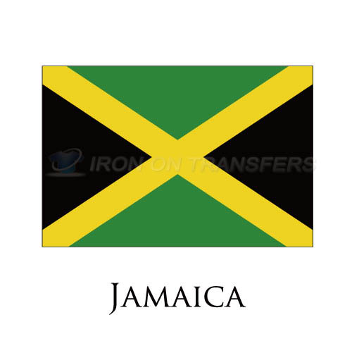 Jamaica flag Iron-on Stickers (Heat Transfers)NO.1901